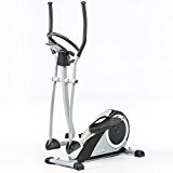 skandika Crosstrainer Ares, Ergometer, Ellipsentrainer mit Bluetooth, 24 stufige Widerstandseinstellung und Multifunktionscomputer mit Zeit, Kalorienverbrauch uvm.